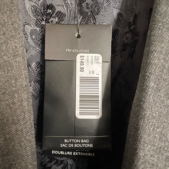 🔥SALE! NEW w tags Classic Grey Fitted Blazer - Picture 6 of 7